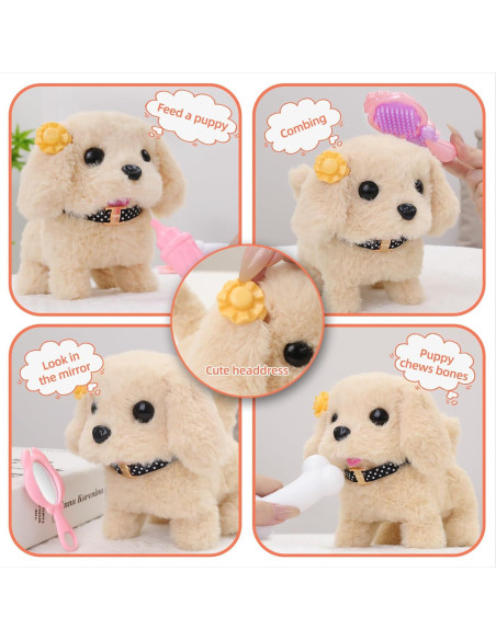 16 Juguetes de Perro Robot Vanvimen para Niños 3-8 Años