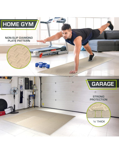 Alfombra de Ejercicio Puzzle ProsourceFit 1.27 cm 2.23 m 6 Azulejos