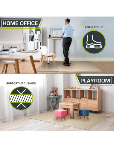 Alfombra de Ejercicio Puzzle ProsourceFit 1.27 cm 2.23 m 6 Azulejos