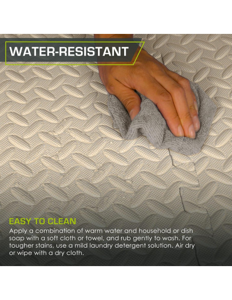 Alfombra de Ejercicio Puzzle ProsourceFit 1.27 cm 2.23 m 6 Azulejos