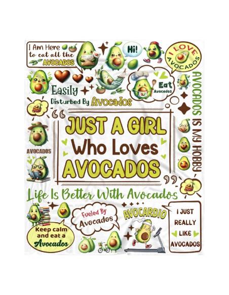 Manta Franela CORGI BLANKET 76.2x101.6cm Aguacates