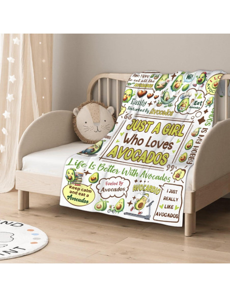 Manta Franela CORGI BLANKET 76.2x101.6cm Aguacates