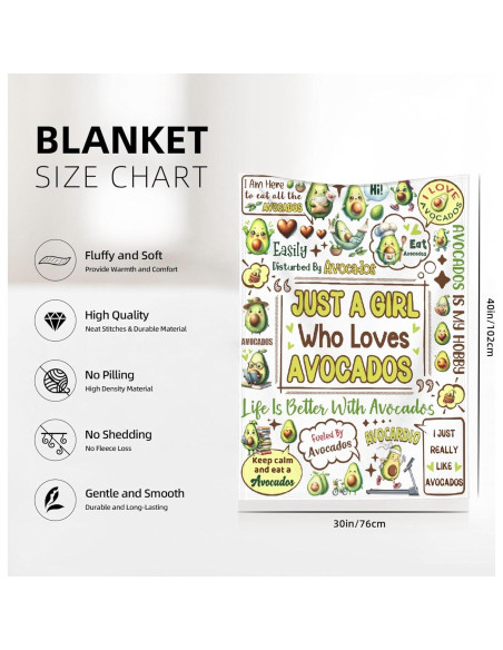 Manta Franela CORGI BLANKET 76.2x101.6cm Aguacates