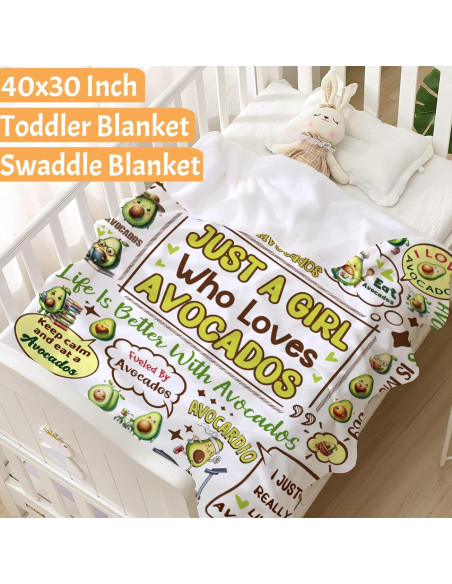 Manta Franela CORGI BLANKET 76.2x101.6cm Aguacates