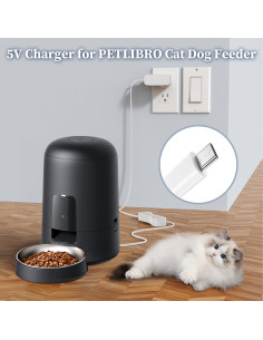 Cargador 5V PETLIBRO para Dispensador de Comida Gatos 2