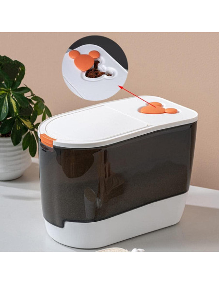 Contenedor de Almacenamiento de Alimentos NEWCES 10KG Hermético