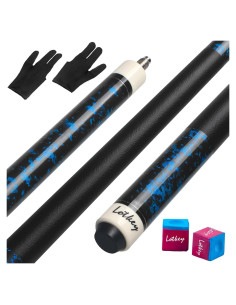 Conjunto de tacos de billar LOTKEY 58" Arce Canadiense 18 oz