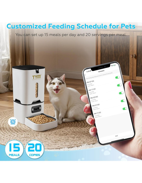 Alimentador Automático TYM 7L con Cámara y WiFi 5G