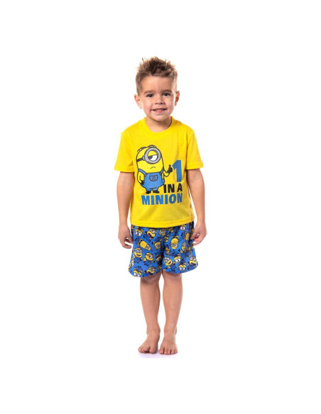 Conjunto de Pijama Corto para Niños Intimo Minions 2T