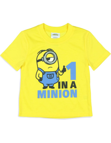 Conjunto de Pijama Corto para Niños Intimo Minions 2T