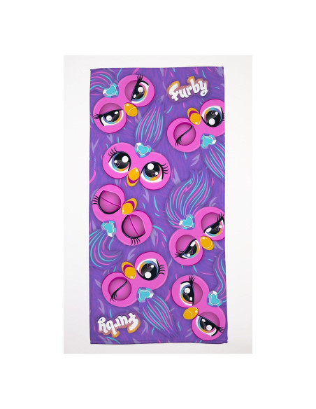 Toalla de Playa Furby Vibrante 76x152 cm Suave Multicolor