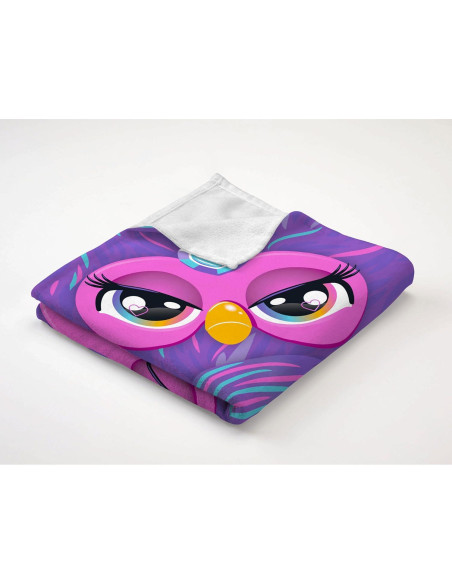 Toalla de Playa Furby Vibrante 76x152 cm Suave Multicolor