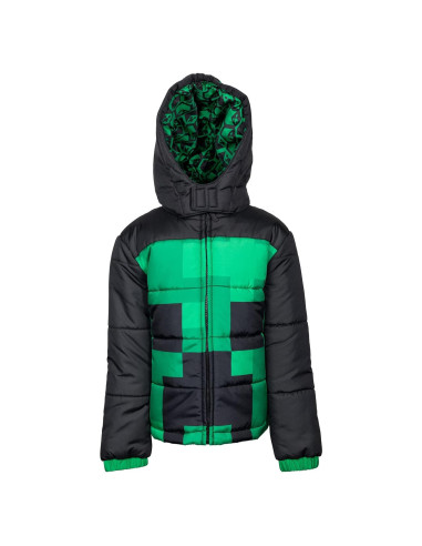Chaqueta de Invierno Minecraft Creeper para Niños 5-6 años