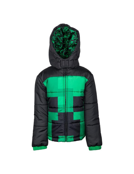 Chaqueta de Invierno Minecraft Creeper para Niños 5-6 años