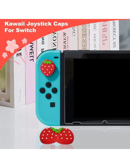 Tapones de Joystick Kawaii KimmiDirect para Nintendo Switch - 4PCS
