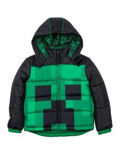 Chaqueta de Invierno Minecraft Creeper para Niños 5-6 años 2