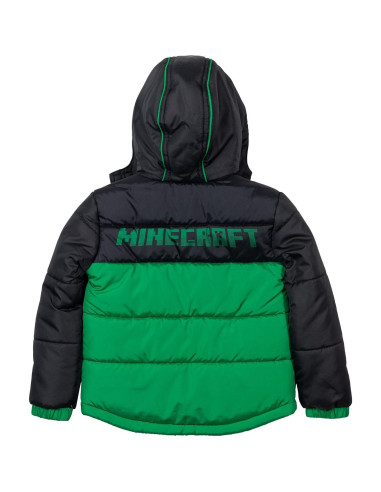Chaqueta de Invierno Minecraft Creeper para Niños 5-6 años