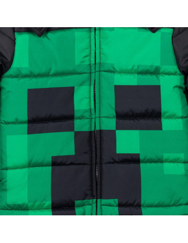 Chaqueta de Invierno Minecraft Creeper para Niños 5-6 años