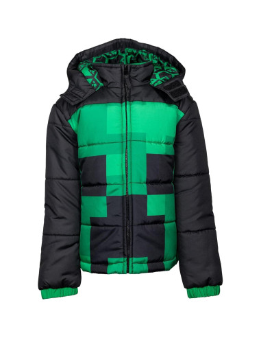 Chaqueta de Invierno Minecraft Creeper para Niños 5-6 años