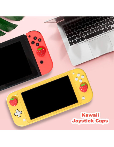 Tapones de Joystick Kawaii KimmiDirect para Nintendo Switch - 4PCS