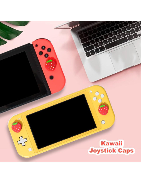 Tapones de Joystick Kawaii KimmiDirect para Nintendo Switch - 4PCS