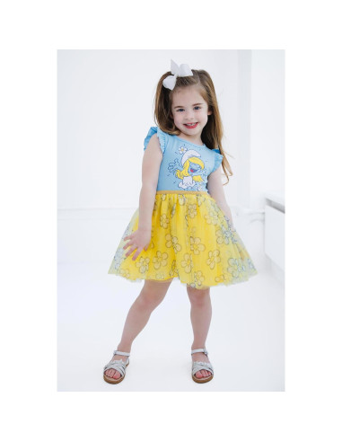 Vestido de tul Smurfette para niñas 2T - 10-12 años