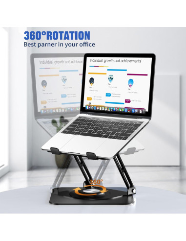 Soporte para Laptop JOYEKY F147 Ajustable 360 Ergonómico