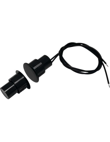 5 Juegos de Contactos Magnéticos NC DSYBJR para Puertas - Negro