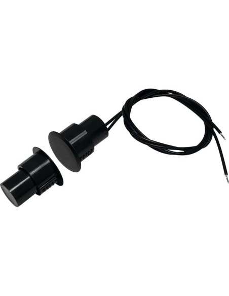 5 Juegos de Contactos Magnéticos NC DSYBJR para Puertas - Negro