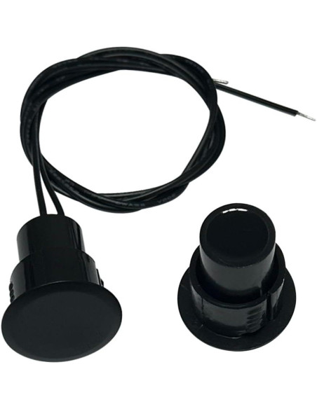 5 Juegos de Contactos Magnéticos NC DSYBJR para Puertas - Negro