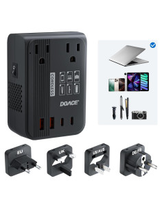 Convertidor de Voltaje DOACE 220V a 110V 350W con USB