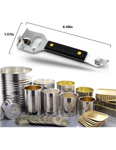 Abre latas manual 4 en 1 HLCM - Versátil y fácil de usar 2