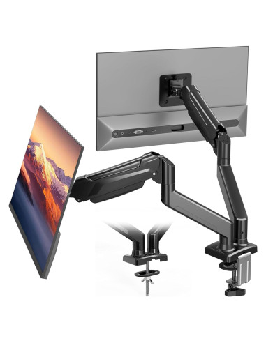 Soporte de Monitor BONTEC GDM7502 Doble Resorte Gas 33-81 cm