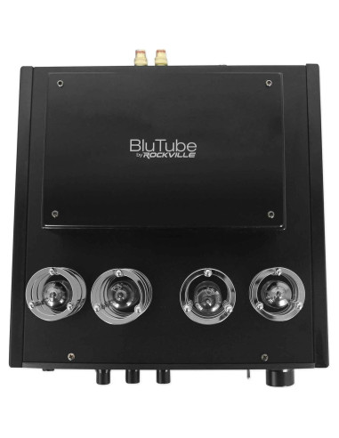 Amplificador de Tubo Rockville BluTube LED 70W Bluetooth Negro