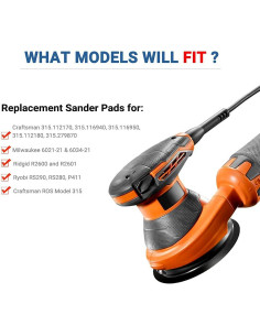 Almohadilla de Lijado 5" Taokyid 8 Agujeros para Lijadoras 2