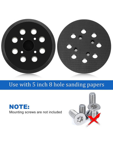 Almohadilla de Lijado 5" Taokyid 8 Agujeros para Lijadoras