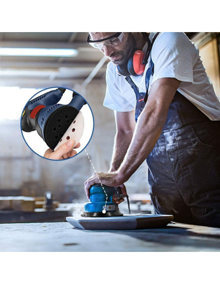 Almohadilla de Lijado 5" Taokyid 8 Agujeros para Lijadoras