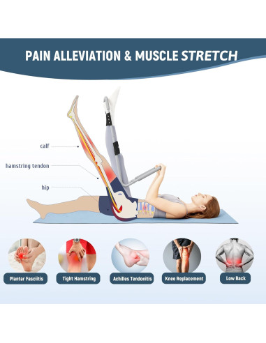 Estirador de Isquiotibiales PressLoo Mejorado 2.0 para Rodilla