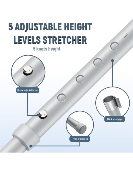 Estirador de Isquiotibiales PressLoo Mejorado 2.0 para Rodilla