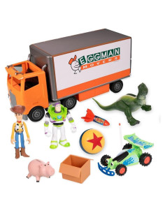 Juego de Vehículo Toy Story Disney - Camión Eggman Movers 11 Piezas