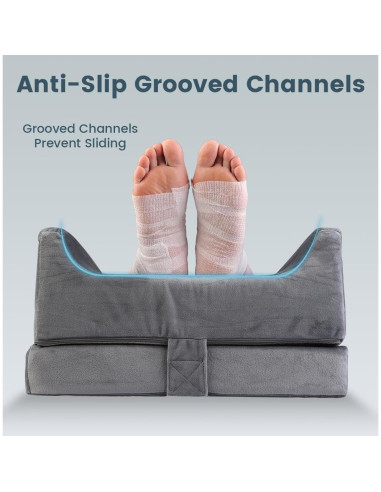 Cojín Elevador de Piernas Ajustable CIVJET - Espuma Viscoelástica