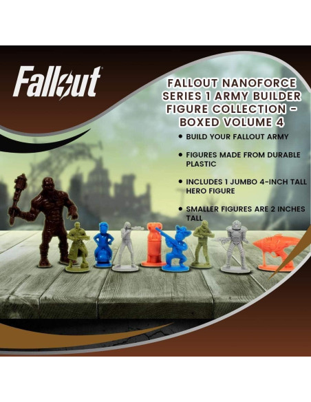 Figuras Coleccionables Toynk Fallout Nanoforce Vol. 4 - 12 Piezas