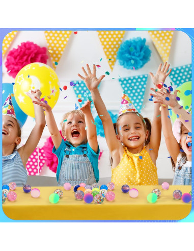 20 Pelotas Saltarinas Ayfjovs de Goma 32mm - 5 Estilos