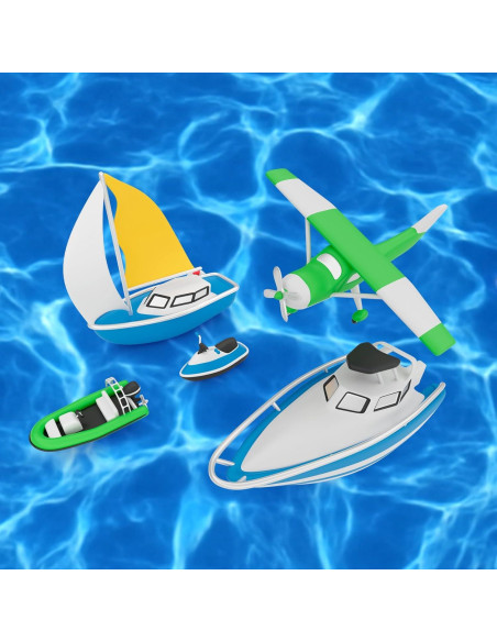 Calcomanías de Agua Ripple Telooco 6 Pcs 29.7x21 cm Azul