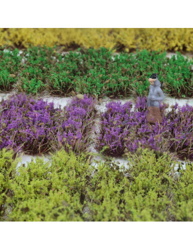 Conjunto de 32 Piezas de Diorama Ylutex - Flores Amarillo Marchito 8mm