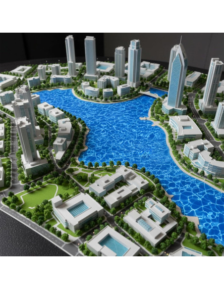 Calcomanías de Agua Ripple Telooco 6 Pcs 29.7x21 cm Azul