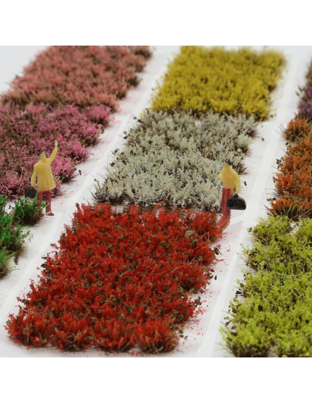 Conjunto de 32 Piezas de Diorama Ylutex - Flores Amarillo Marchito 8mm