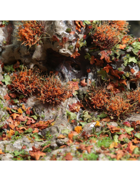 Conjunto de 32 Piezas de Diorama Ylutex - Flores Amarillo Marchito 8mm