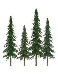 Árboles de Abeto JTT Super Scenic 10-15 cm - Paquete de 24 2