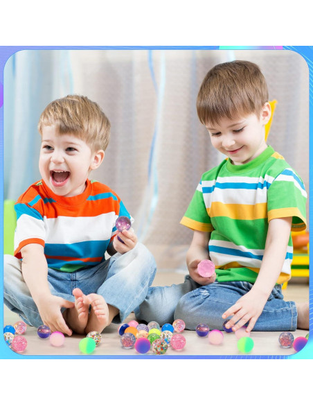 20 Pelotas Saltarinas Ayfjovs de Goma 32mm - 5 Estilos